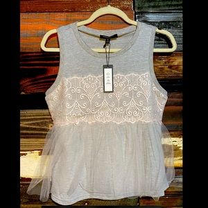 Romeo and Juliet Lace Tulle top